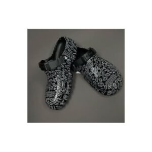Crocs Off Road Black And White Print Clogs