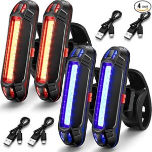 Bike Bicycle LED Rear Light Portable USB Rechargeable