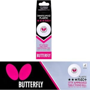 Butterfly 3 Star R40+ Table Tennis Balls