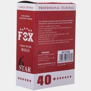 Fox 40 Table Tennis Balls 6-Pack