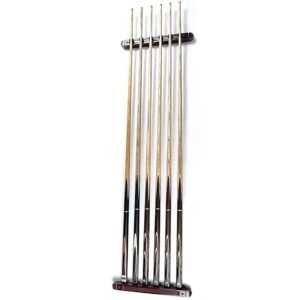 Billiard Pool Snooker Imported Wooden Cue Stick Stand/Rack (Holds 6 Cues)